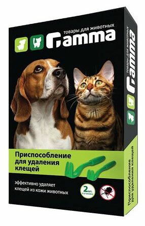 Гамма Приспособление для удаления клещей  6 см.