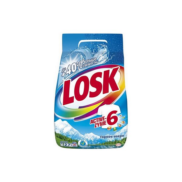 Losk средство моющее синтетическое 2,7 кг Горное Озеро (18 стирок)
