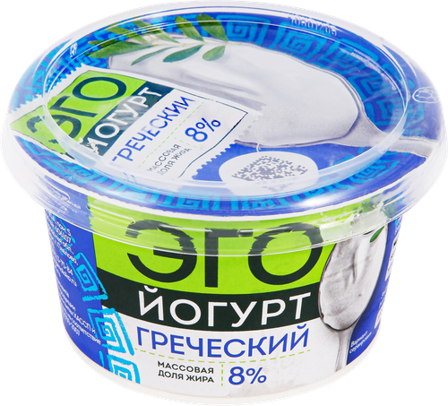 

Йогурт греческий Эго 8% 180 г