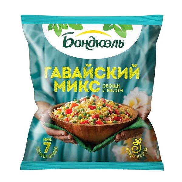 Гавайская смесь Бондюэль замороженная 400 г