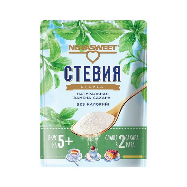 Подсластитель столовый Novasweet Стевия дой-пак 200г