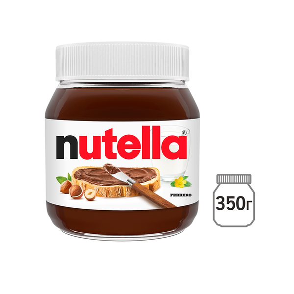 Паста ореховая Nutella с добавлением какао 350 г