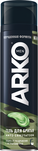 

Гель для бритья Arko Men Anti-Irritation 200 мл