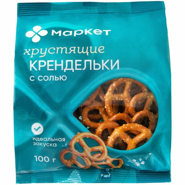 Крендельки с солью Маркет, 100г