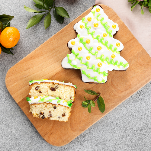 

Кекс творожный Лента Fresh Рождественский, 350 г