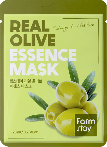 Маска тканевая для лица FarmStay Real Tea Tree Essence Mask с Оливой