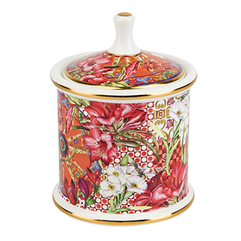 

Банка с крышкой Nouvelle Home Secret Garden 12.5х9 см 350 мл