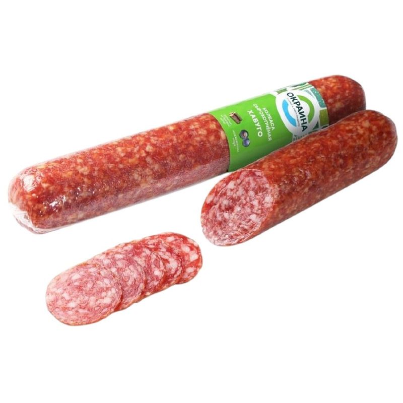 

Колбаса сырокопченая Окраина Хабуго вес