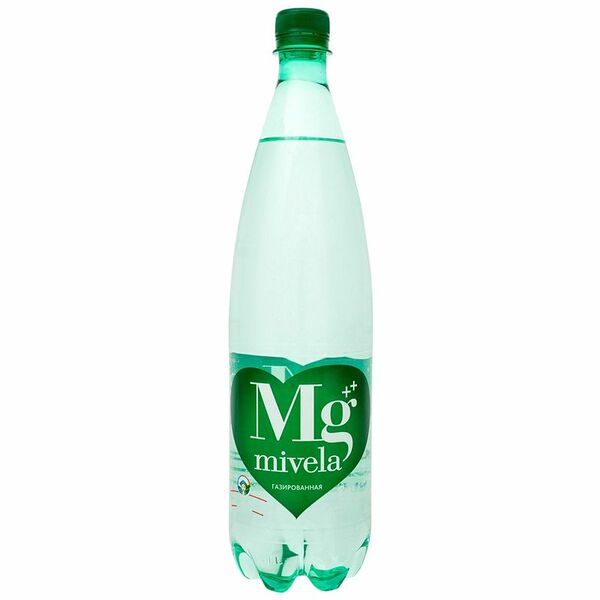 Mg Mivela Вода минеральная лечебно-столовая газированная 1000 мл 1 шт