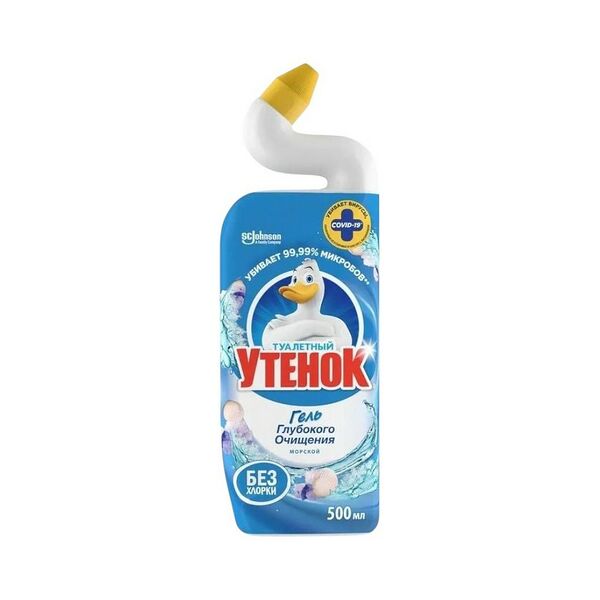 Туалетный утенок средство чистящее Морское 5в1 500мл