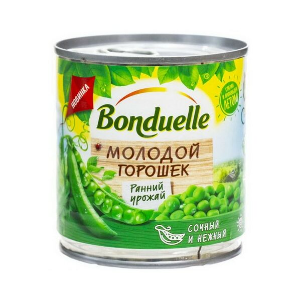 Горошек зеленый Bonduelle Молодой 212мл
