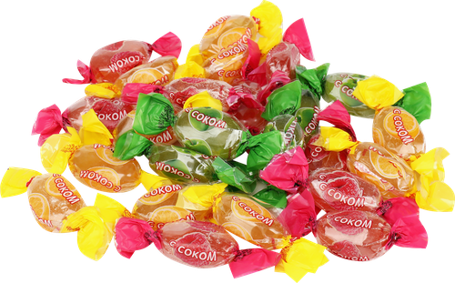 

Карамель Яшкино с фруктово-ягодной начинкой вес до 250 г