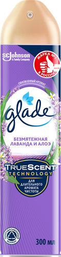 

Освежитель воздуха Glade Безмятежная лаванда и алоэ 300 мл