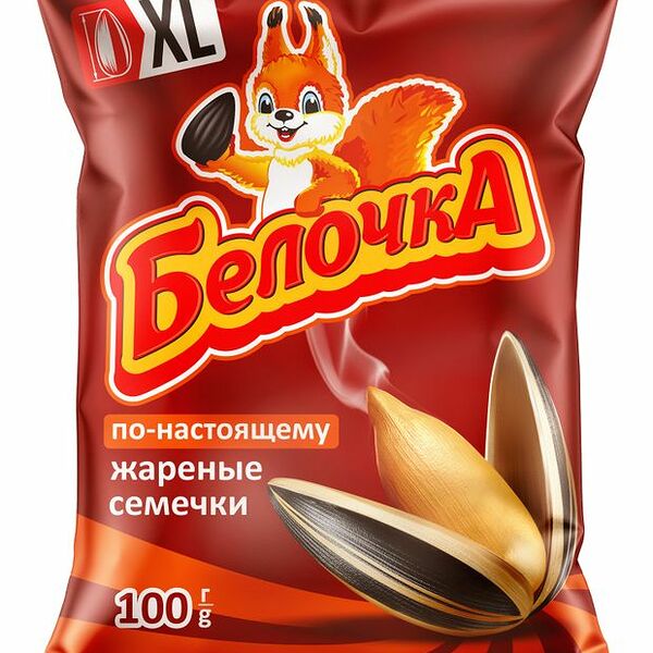 Семена подсолнечника жареные Белочка XL 100 г