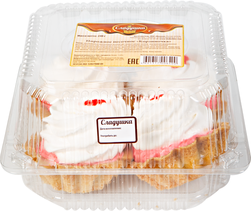 

Пирожное Дарница Корзиночка 240 г