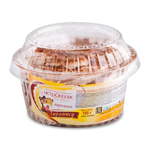 

Пирожное Метрополис тирамису, 100 г