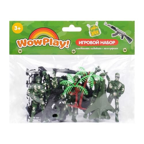 Набор WowPlay! солдатики пластиковые с аксессуарами