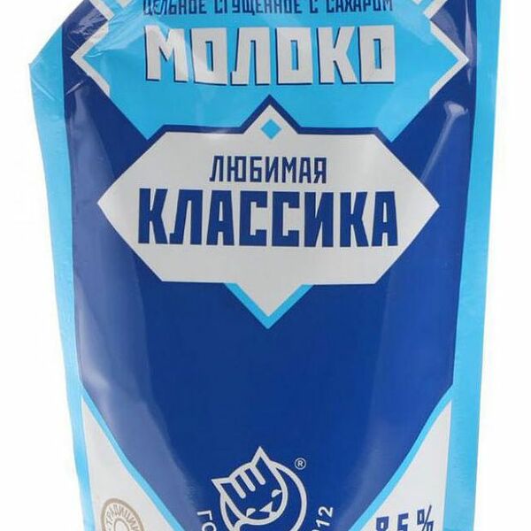 Молоко цельное сгущённое Любимая классика с сахаром 8.5% 270 г