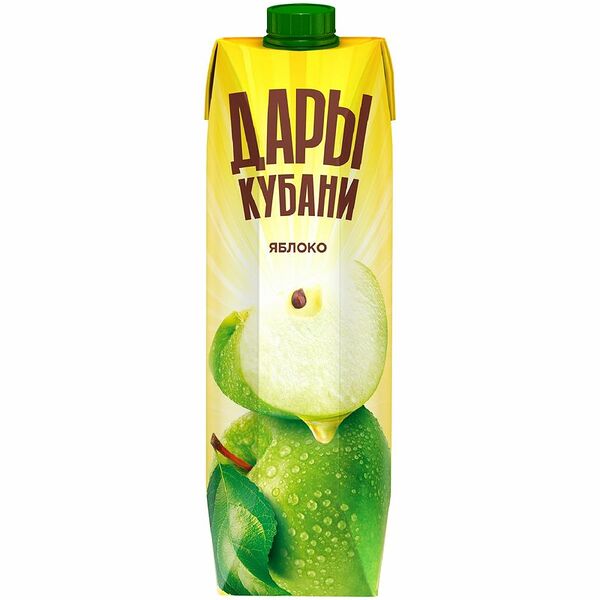 Нектар Дары Кубани яблочный 950 мл