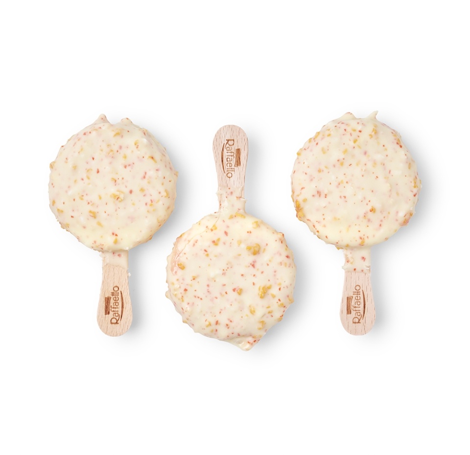 

Мороженое Raffaello с персиково-кокосовым вкусом в белой глазури и с ароматом гибискуса 138 г