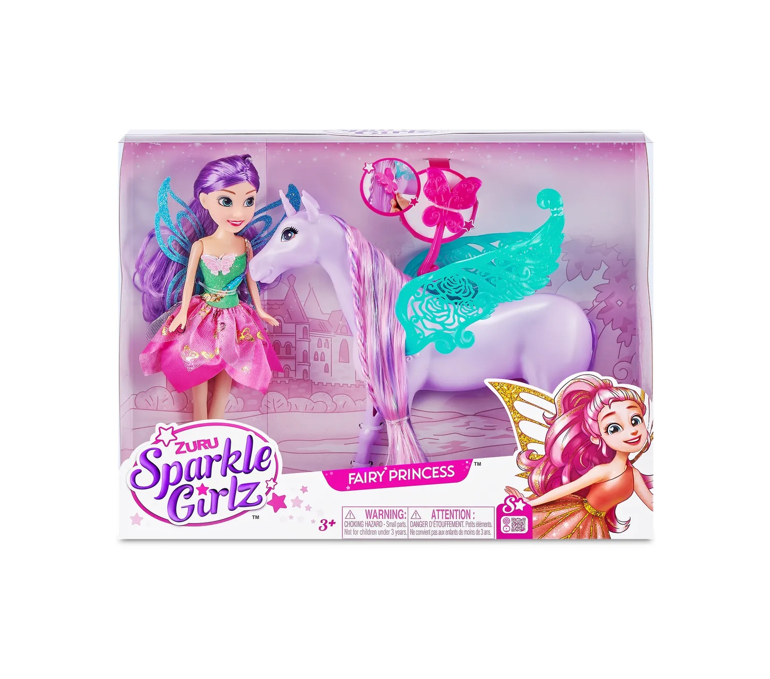 

Набор игровой Zuru Sparkle Girlz Кукла-фея с единорогом