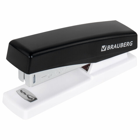 

Степлер Brauberg Style до 25 листов N24/6, 26/6 черный арт. 272747
