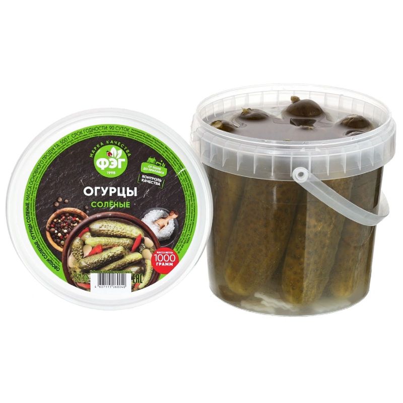 

Огурцы ФЭГ солёные 1 кг