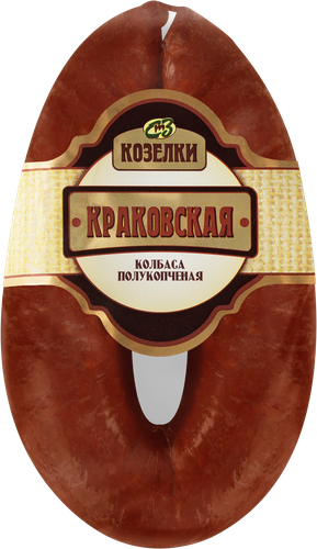 

Колбаса полукопченая Козелки Краковская вес