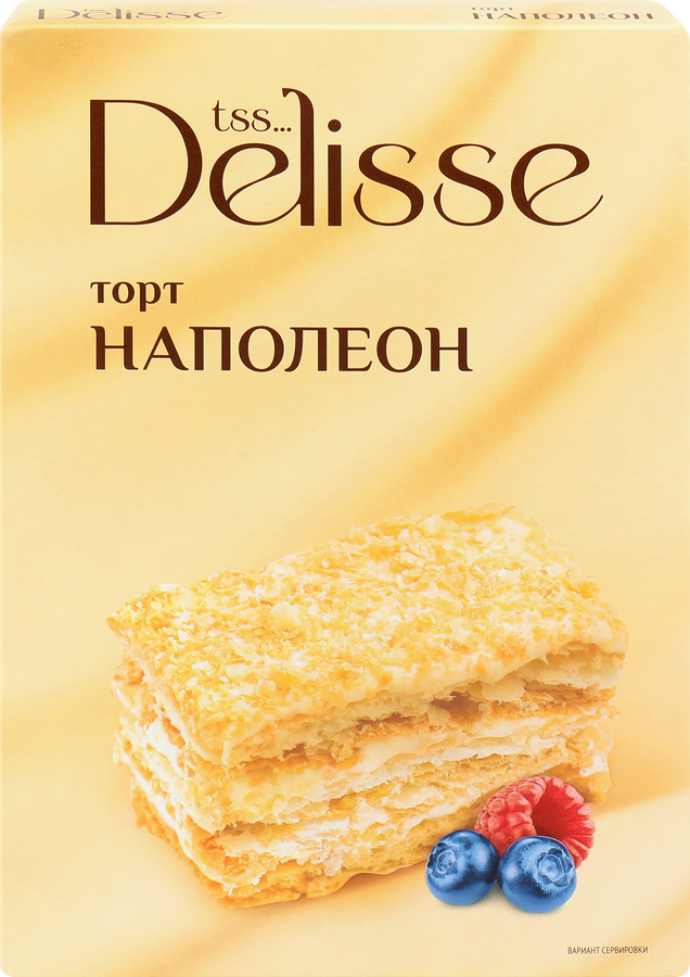

Торт Delisse Наполеон 340 г