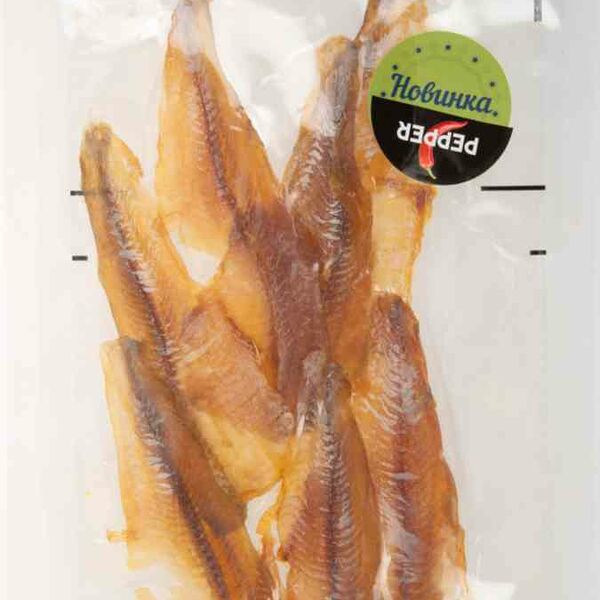 Вобла вяленая Иду с рыбалки очищенная боковина с перцем, 70 г