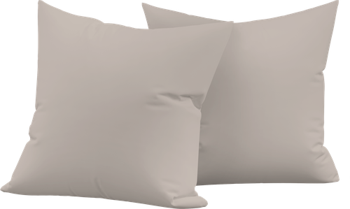 

Набор наволочек Homeclub 70 x 70 см бежевый поплин Арт. HCP/P7070/Д2 2 шт.