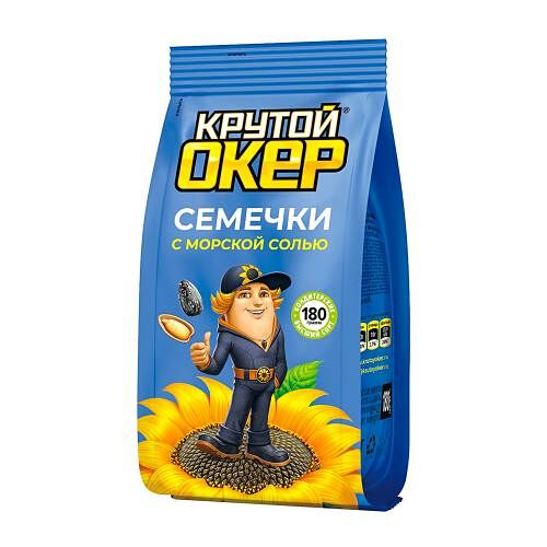 Семена подсолнечника Крутой Окер жареные с солью 180 г