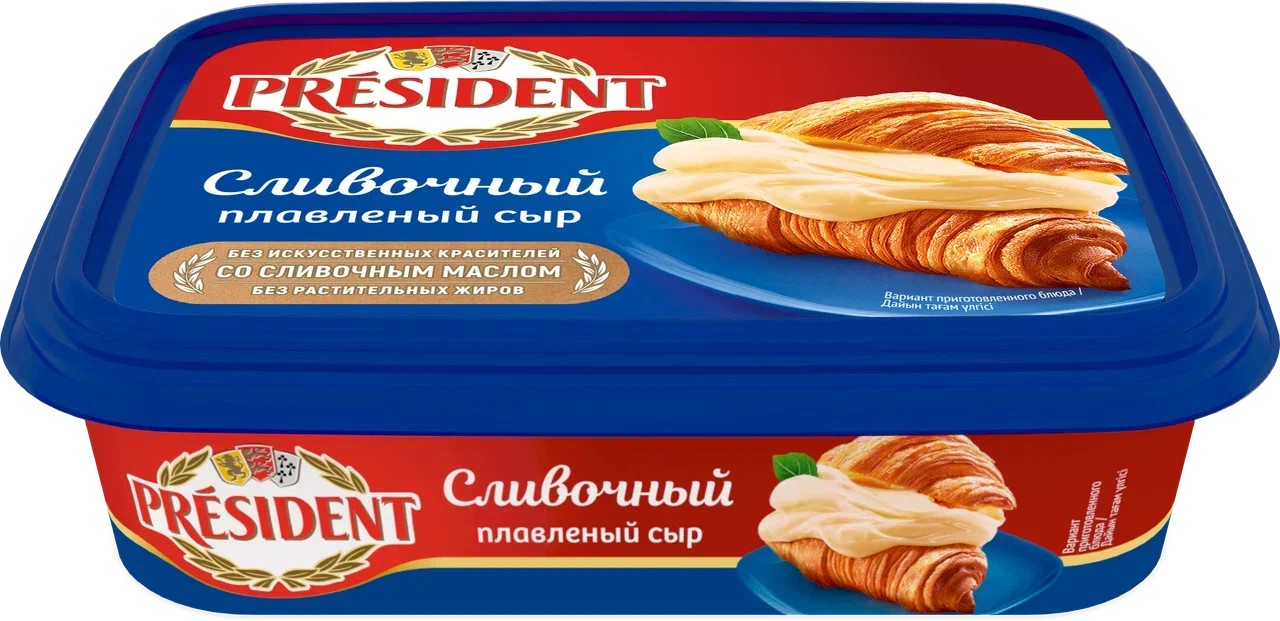 

Сыр плавленый President Сливочный 45% 200 г