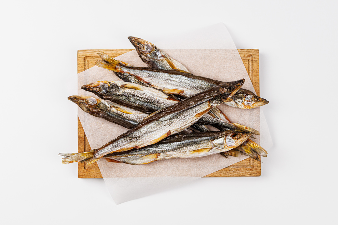 

Корюшка азиатская неразделанная вяленая 300 г