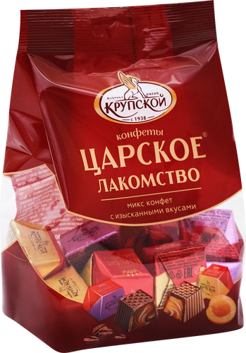 

Конфеты Фабрика имени Крупской Царское Лакомство шоколадные 210 г