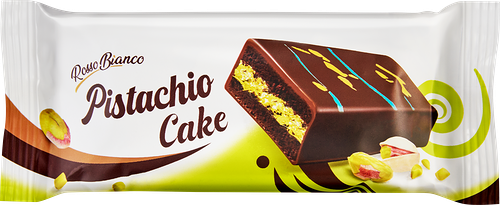 Кекс Rosso Bianco Pistachio Cake шоколадный с фисташковой начинкой 40 г