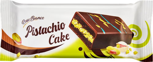 

Кекс Rosso Bianco Pistachio Cake шоколадный с фисташковой начинкой 40 г