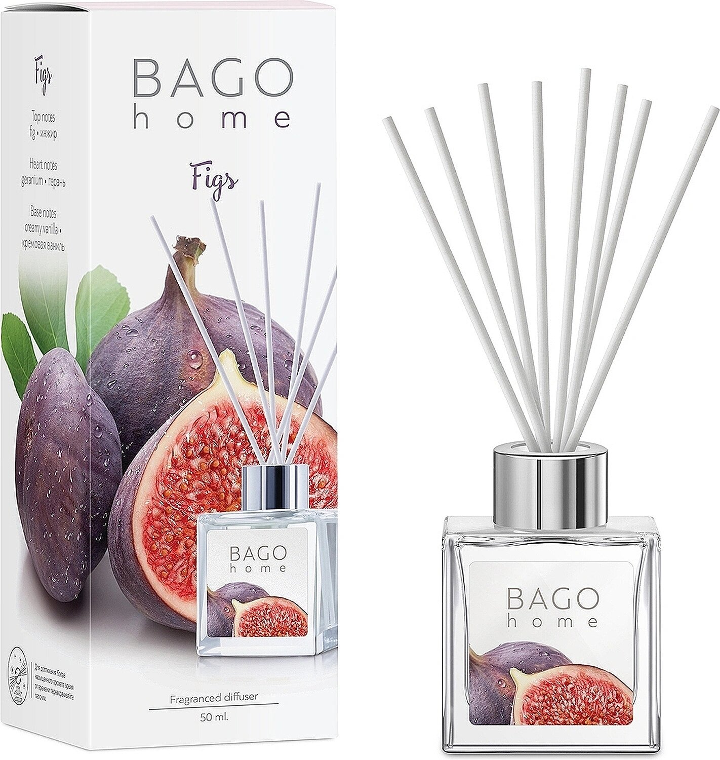 

Ароматический диффузор Bago home Figs 50 мл