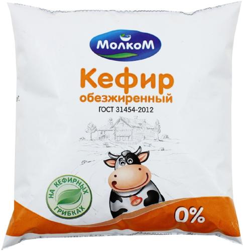 

Кефир Молком обезжиренный 0%, БЗМЖ, 500 мл