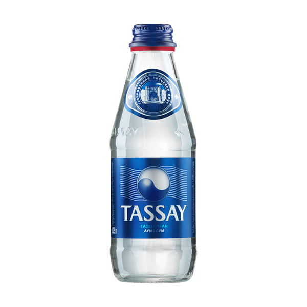 Вода Tassay Природная минеральная газированная ст/б 250 мл