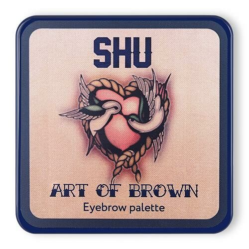 Палетка для макияжа бровей Shu Art of brown тон 201 классический коричневый 4.4 г