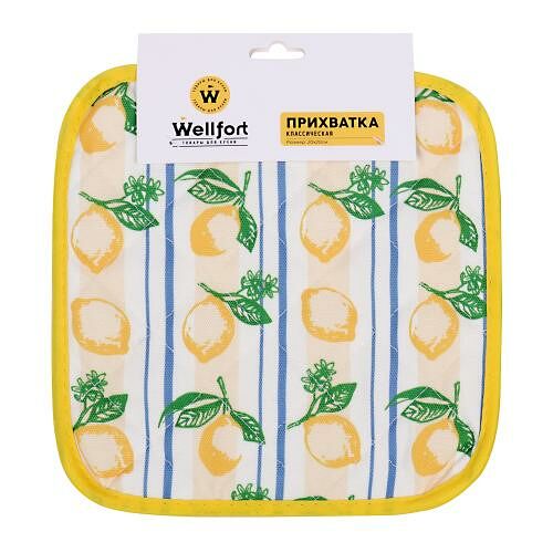 Прихватка Wellfort классическая Лимоны 20 х 20 см