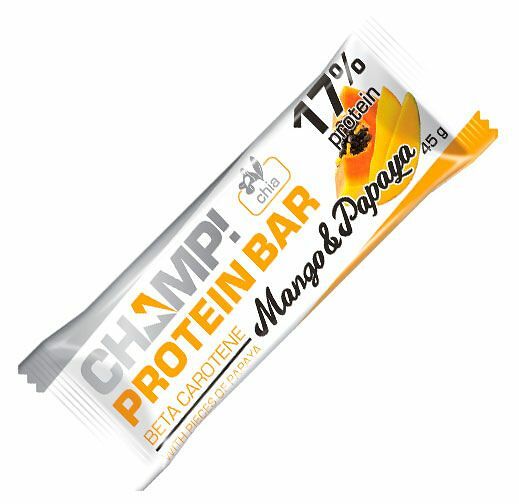 Батончик протеиновый Champ! Protein Bar Mango & Papaya 45г