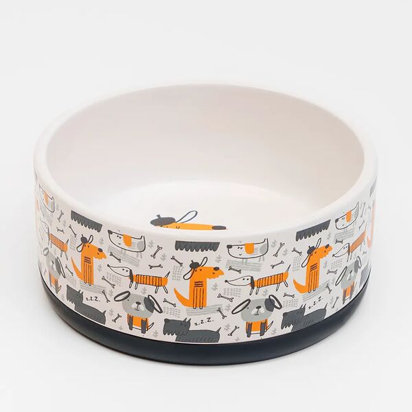 Миска для собак WOOF 250мл 12,5см керамика