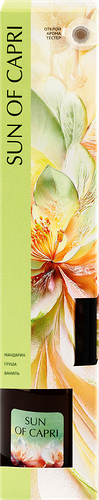 Аромадиффузор Homeclub Sun of Capri, с палочками и пробником аромата 50 мл