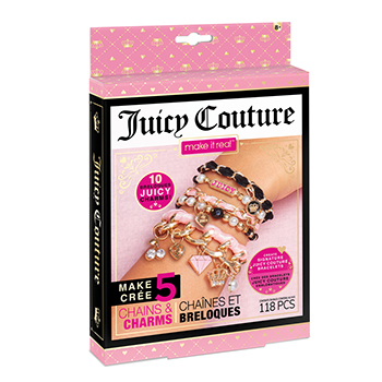 

Набор Make it Real Создай свои браслеты. Juicy Couture. Мини-цепочки и шармы