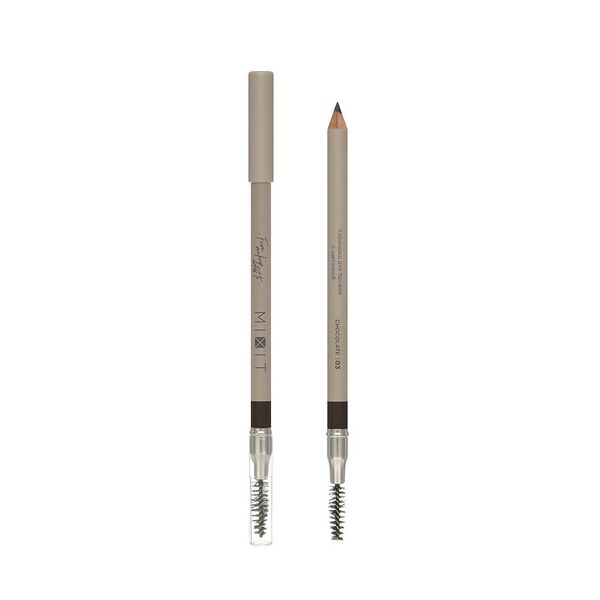 Карандаш для бровей Mixit Brow Sculpting pencil 03 Chocolate с щеточкой 1.35 г