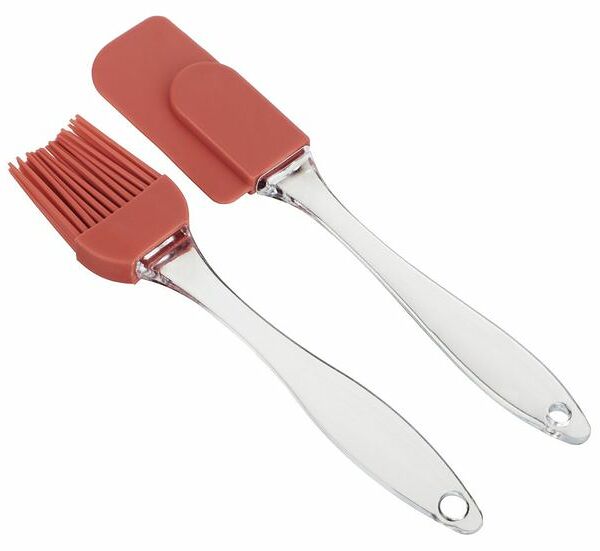 Набор для выпечки Vetta силикон 2 предмета (кисточка 17см, лопатка 19см)