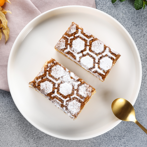 

Набор пирожных ЛЕНТА FRESH Медовое с вареной сгущенкой, 340г