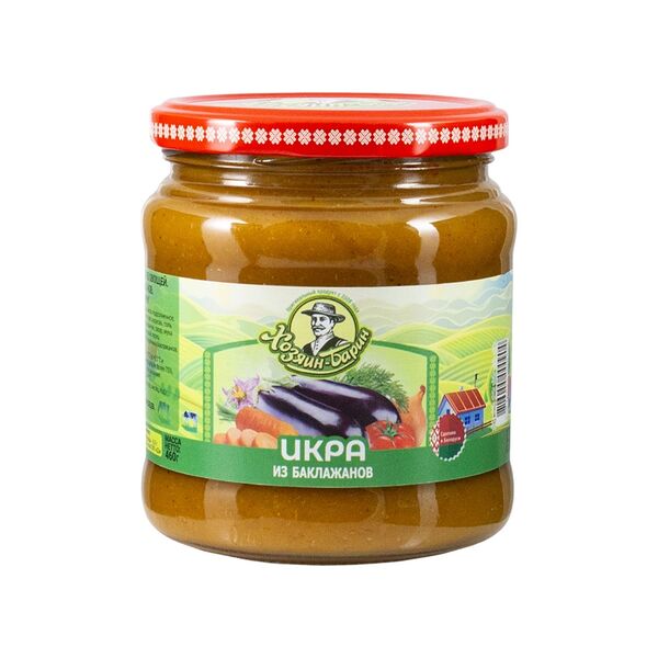 Икра из баклажанов Хозяин-Барин стер III-82-450 м.н. 460г